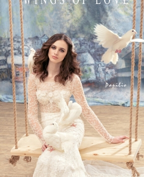 “Wings of Love”, a Sì Sposaitalia la collezione Sposa 2017 di Papilio