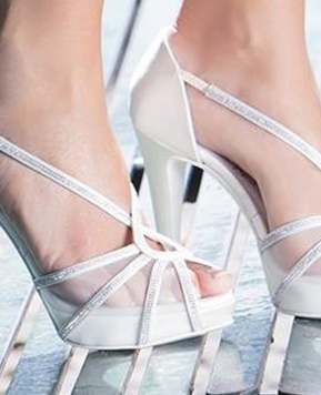 Scarpe da Sposa Francesco Calzature, con cristalli Swarovski come gioielli da sfoggiare