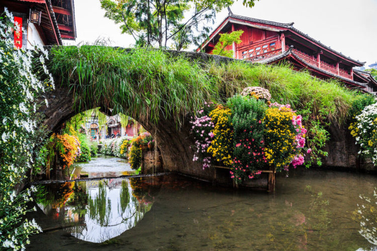 canale Liijang nella provincia Yunan, in Cina