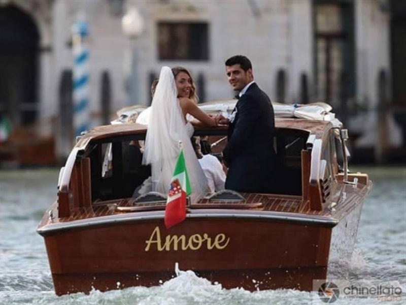 matrimonio alice cappello Alvaro morata