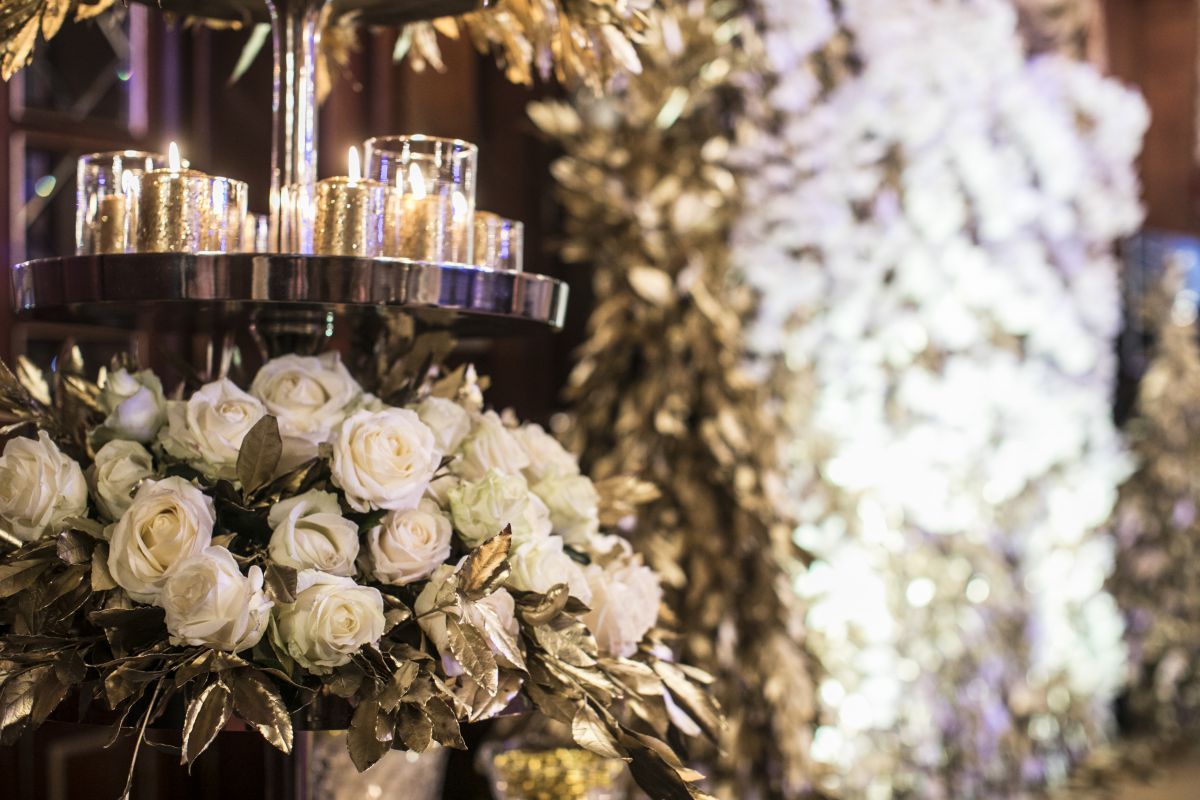 Orchidee e candele per il party organizzato da Anna Frascisco per Vami Luxury Rent