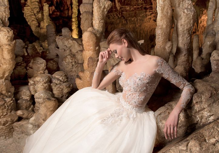 Modello "Greta" della nuova collezione di abiti da sposa Anya 2018