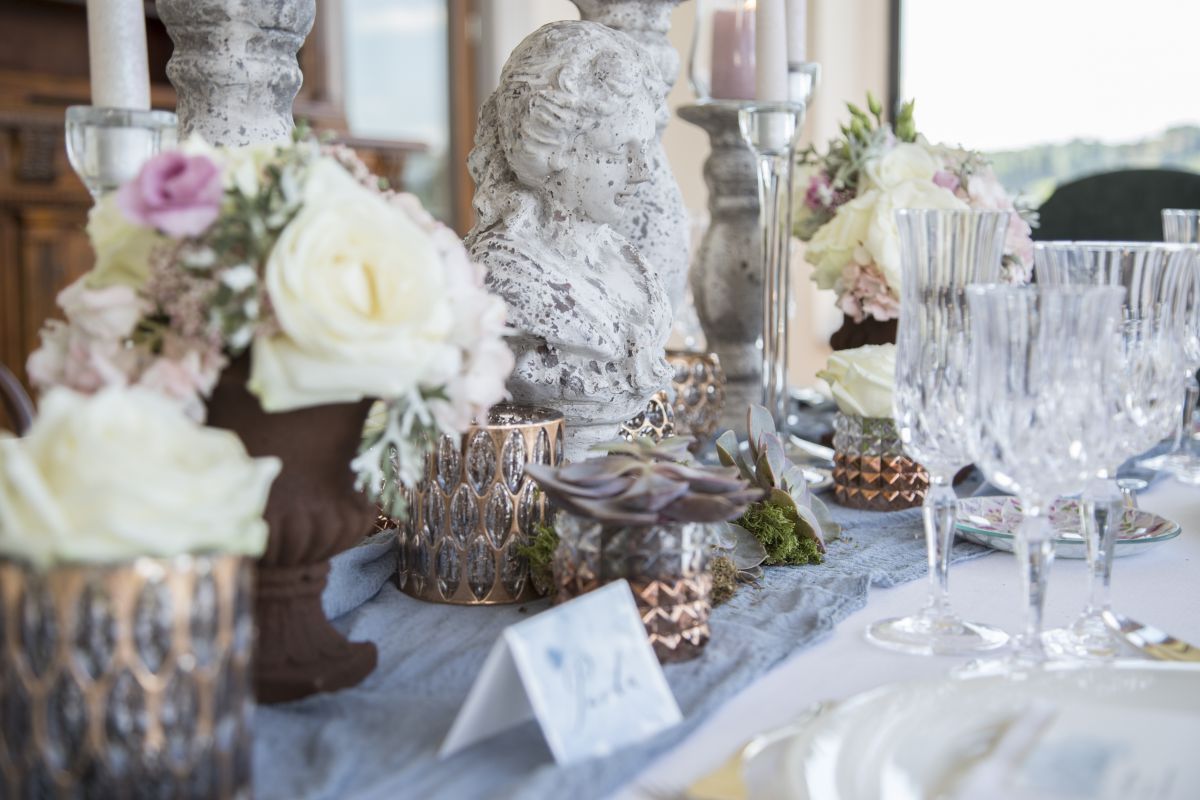 Imparare a realizzare la mise en place. Lo shooting realizzato al The Italian Wedding Workshop