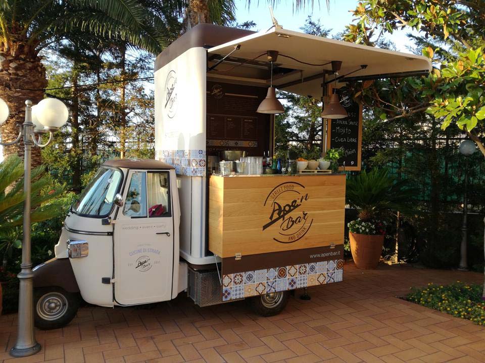 Lo street food entra nel mondo del wedding: con Ape'n Bar i sapori della Sicilia