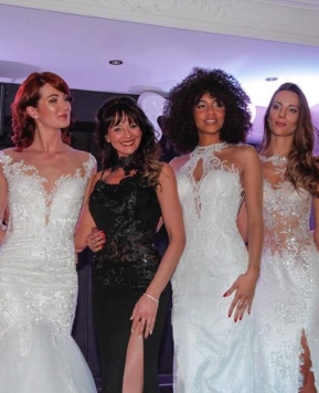 Abiti da sposa Anya 2019, la nuova collezione al party del manager Lobefalo