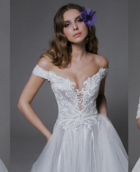 Lezardi 2019: pizzi, ricami e tocchi di colore per i nuovi abiti da sposa