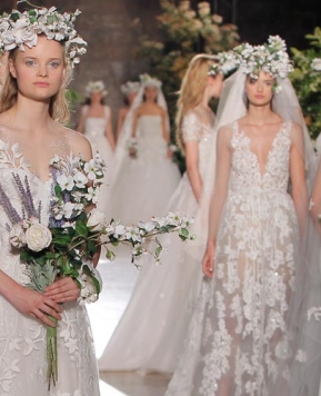 Abiti da sposa Reem Acra 2019, la sposa è la protagonista di una fiaba