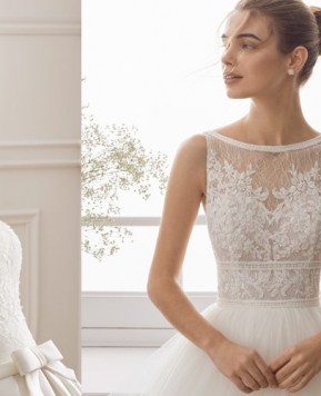 Abiti da sposa Aire Barcelona 2019, l’eleganza di una principessa moderna