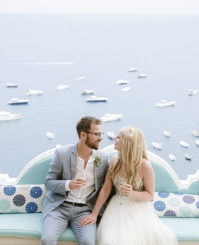 Colori pastello e sapore di limoni per le nozze a Positano firmate dalla Wedding Planner Sandra Santoro