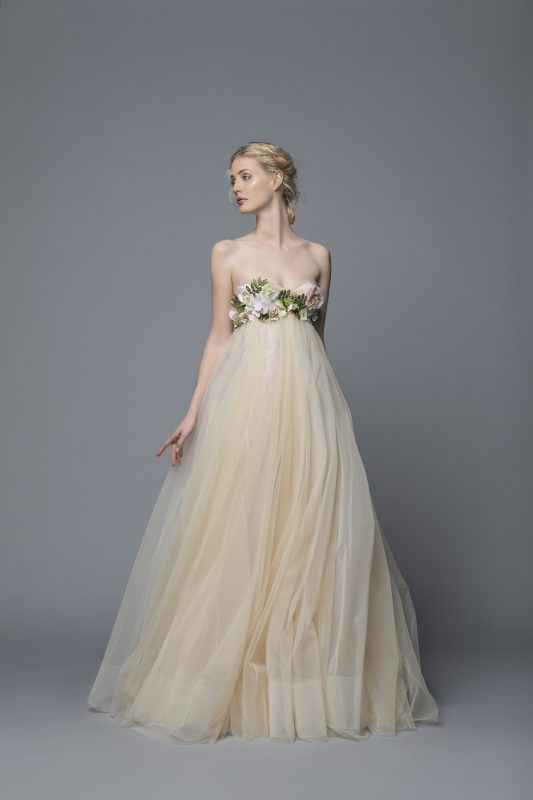 Antonio Riva 2020 abito da sposa colorato