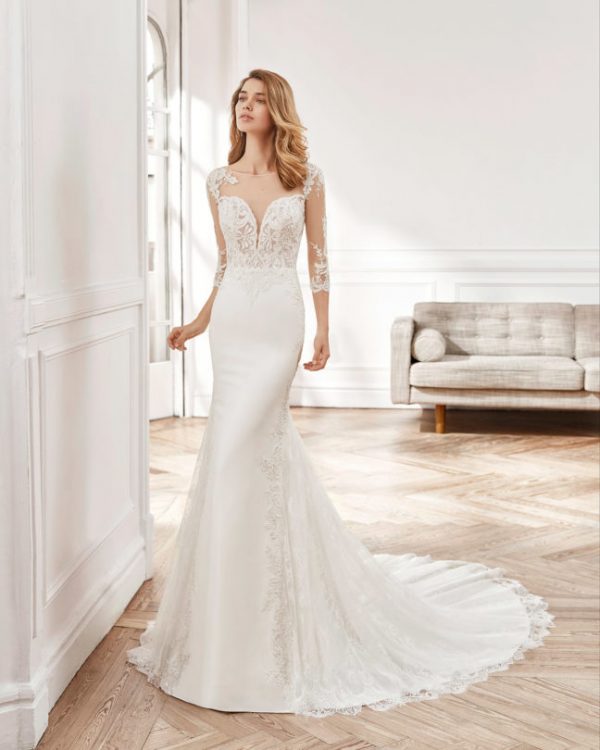 Vestito da sposa sirena Aire Barcelona