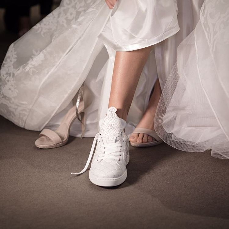 scarpe tennis sposa