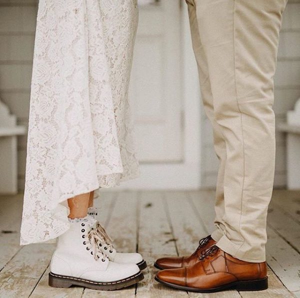 Scarpe da sposa alternative il trend che fa la differenza