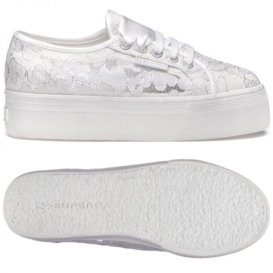 superga pizzo sposa