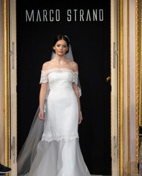 Abiti da sposa Marco Strano 2020, Bianche trame è la collezione che elogia la donna vera