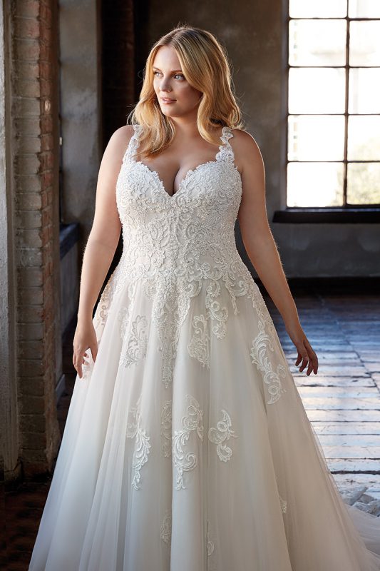 abiti da sposa curvy