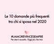 Il matrimonio è un insieme di attimi da ricordare