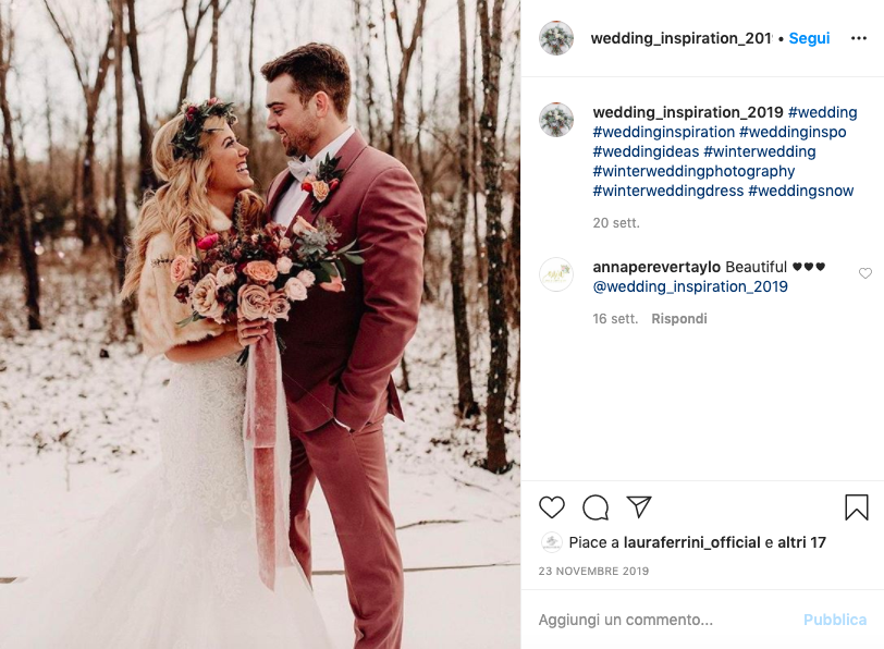 idee matrimonio invernale