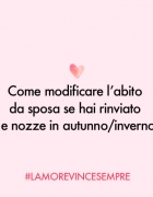 Pubblicazioni matrimonio: cosa succede se le nozze sono da posticipare per il Coronavirus