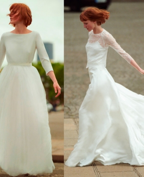 Nuovi abiti e accessori sposa Max Mara Bridal, romanticismo moderno