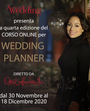Corso Wedding Planner On line Cira Lombardo, la formazione non si ferma