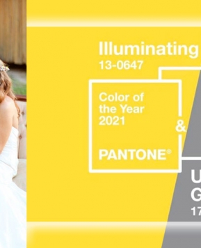 Colore matrimonio 2021: giallo vivace e grigio brillante, a tutto ottimismo!