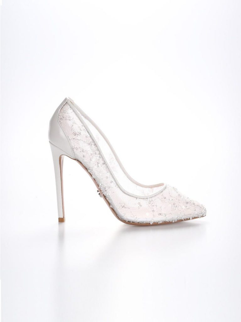 Scarpe da on sale sposa trasparenti