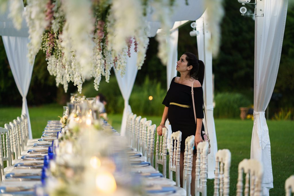 In questa immagine l'Event e Wedding Planner ad un suo evento 