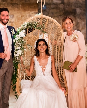 Le nozze di Marta e Roberto: lo stile minimal chic di Antonella Candido