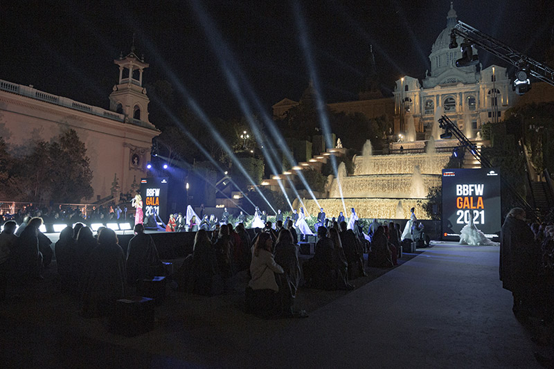 La passerella al Barcelona Bridal Fashion Week Gala 2021