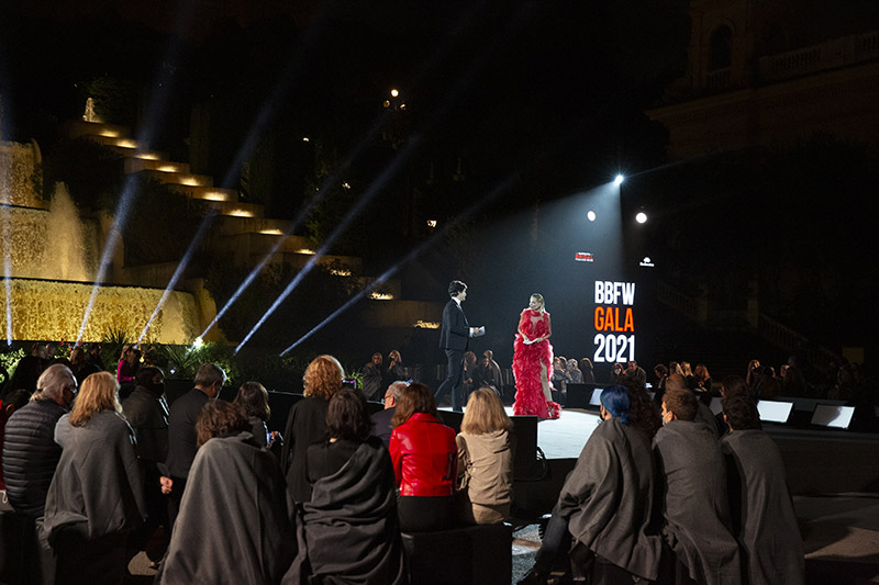 Un momento della manifestazione Barcelona Bridal Fashion Week Gala 2021