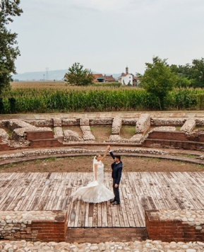 Il matrimonio di Erica Canova, un omaggio alla Sicilia