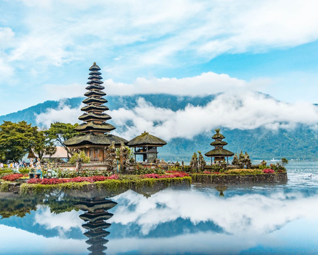 In questa foto i templi di Bali