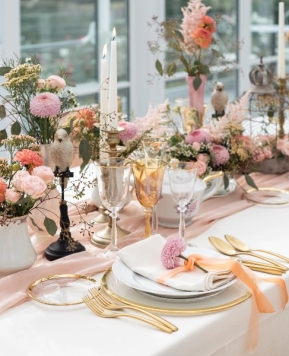 DHG, nastri e runner per creare decorazioni di matrimonio eco-friendly