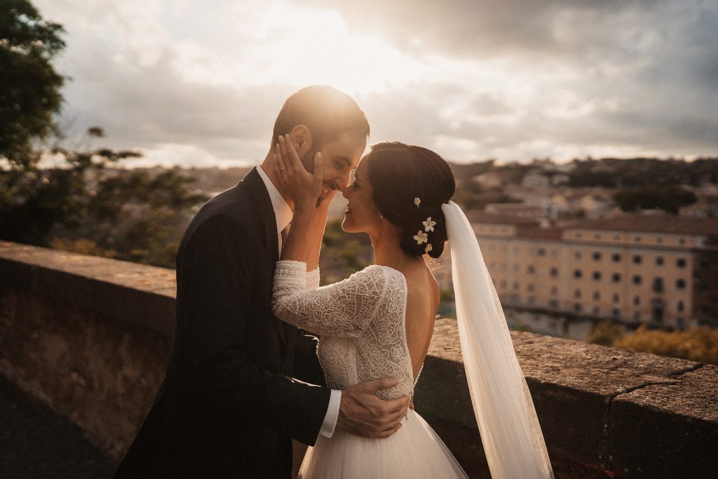 In questa immagine un romantico momento di un matrimonio realizzato da Daniele Torella