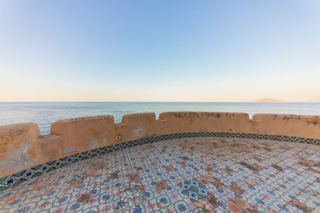 La visuale dalla terrazza di Tonnara Bordonaro