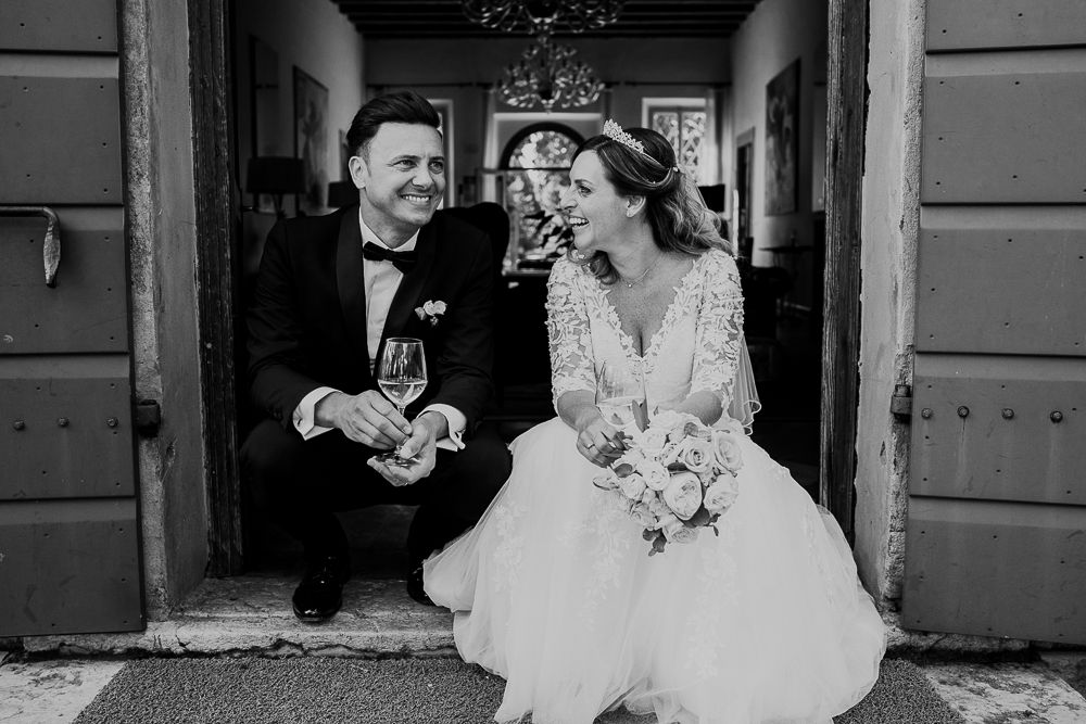 in questa foto un matrimonio a Villa Ormaneto