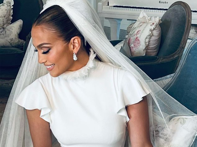 Abito da sposa Jennifer Lopez dal primo matrimonio a Ben Affleck