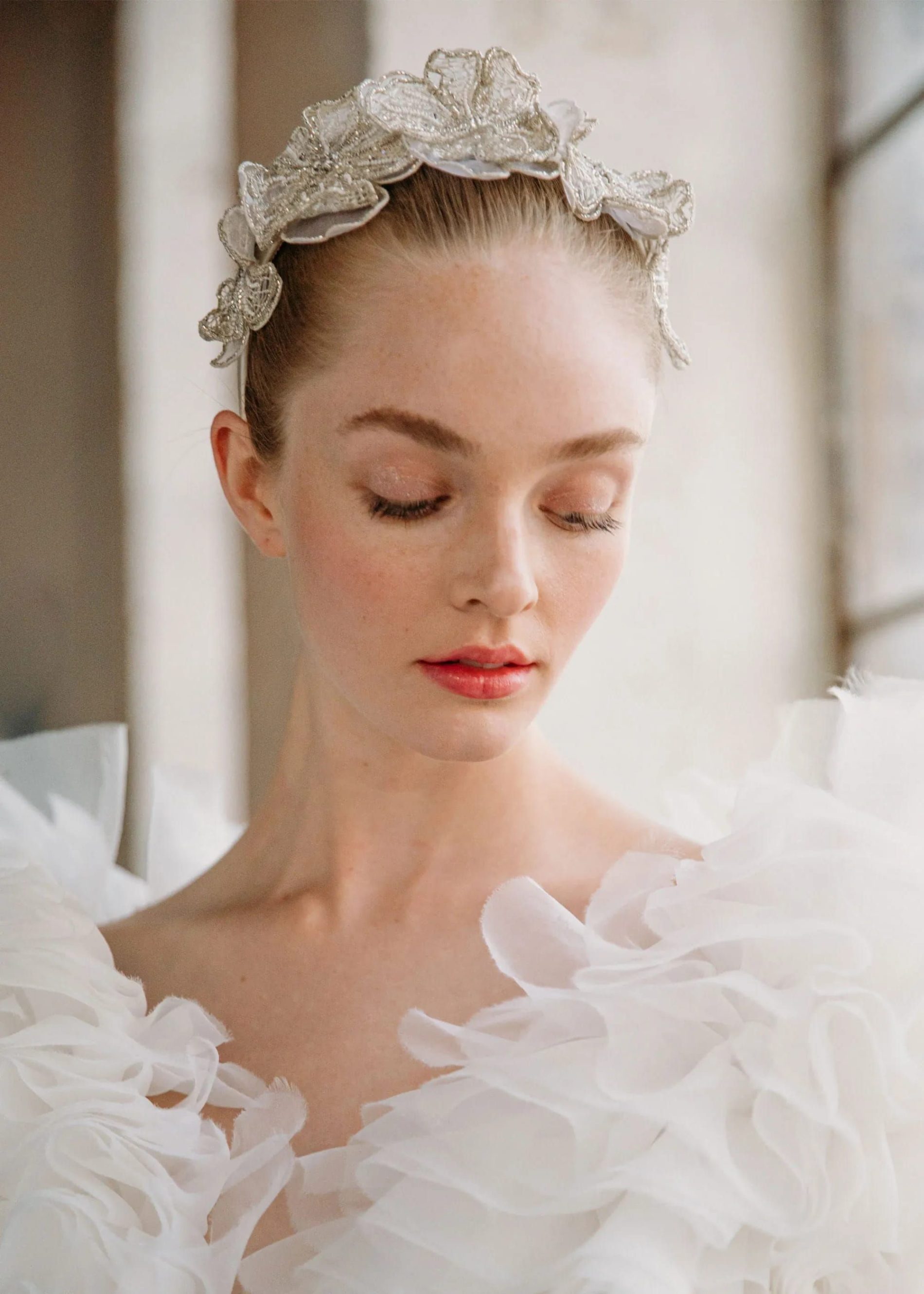 Cerchietto Sposa Con Perline - Accessorio Capelli Addio Al Nubilato | Fascia Nuziale Con Scritte Bride - Foto 7