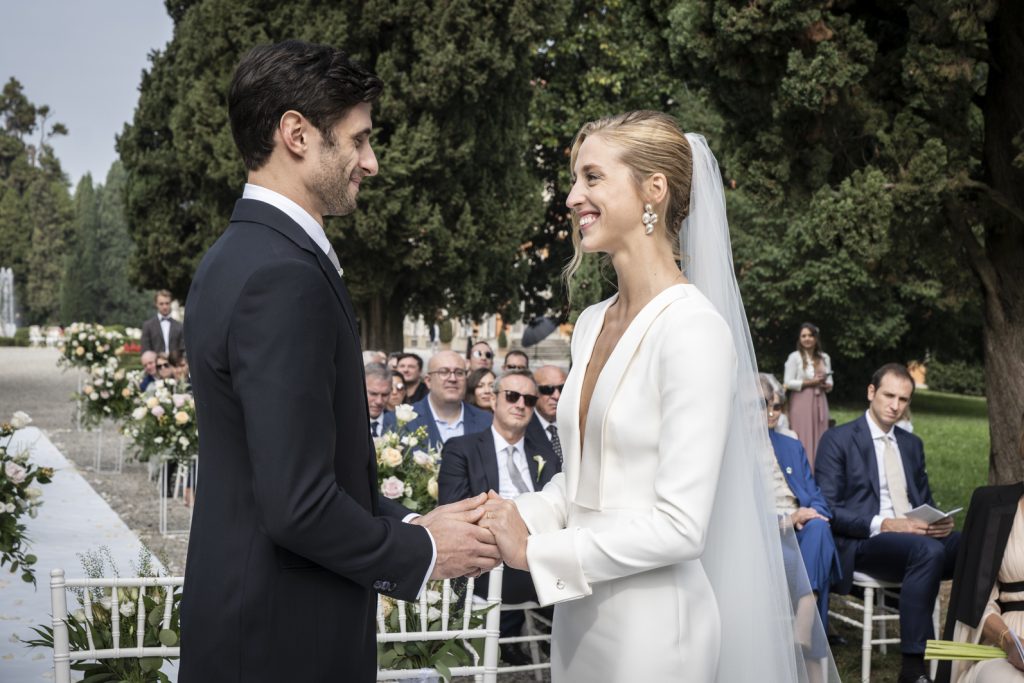 In questa foto Virna Toppi e Nicola Del Freo all'altare