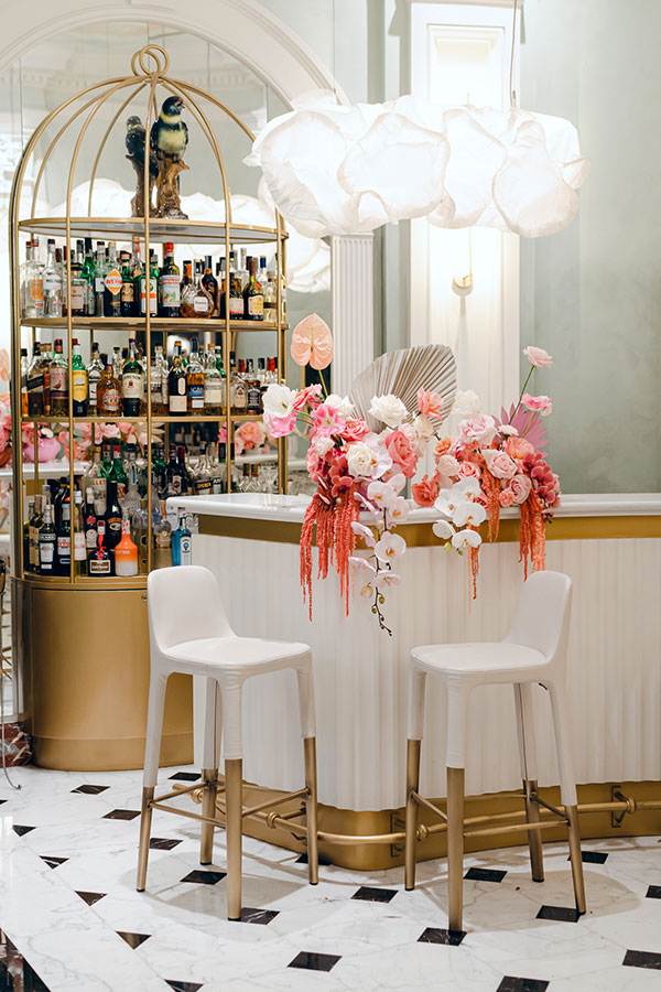 In questa foto un allestimento floreale di Sara Tusset Floral Designer