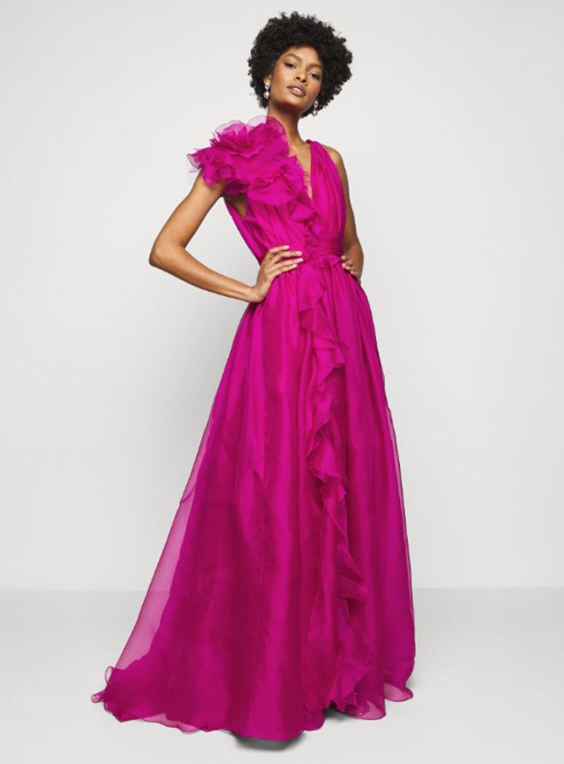 Robe De Soiree Femme Manche Longue Robe Décolleté V Ceinture Robe Velours Femme Zoifada - Décolleté V, Ceinture Et Manches Volants Pour Soirée Robe Soirée élégante Vetement Fete Femme