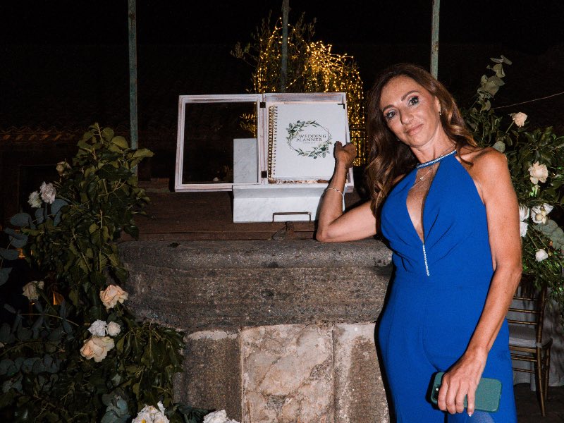 In questa foto la Wedding Planner Rossella Giuffrida