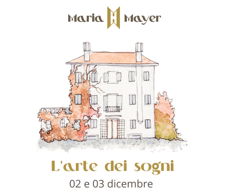 In questa immagine l'invito a L'arte dei sogni, l'evento firmato dalla Wedding Planner Maria Mayer