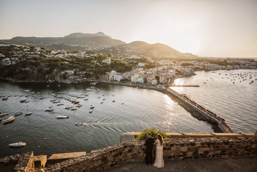 In questa foto il belvedere di Ischia, una delle location preferite di Diana Da Ros Wedding Planner