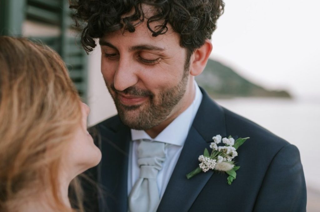 In questa foto un primo piano dello sposo: il co-founder di Sposi Magazine, Carlo Averna