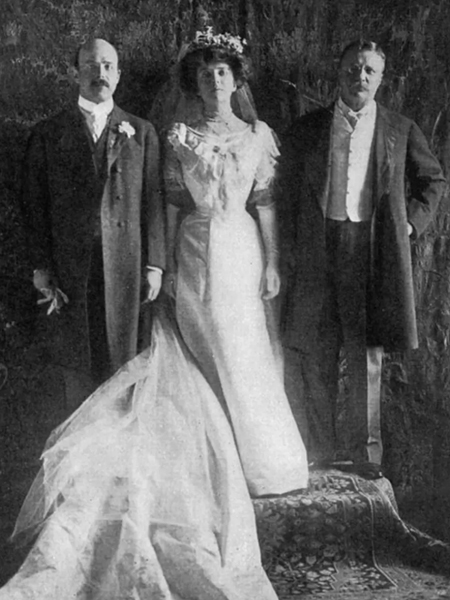 In questa foto Il matrimonio di Alice Roosvelt