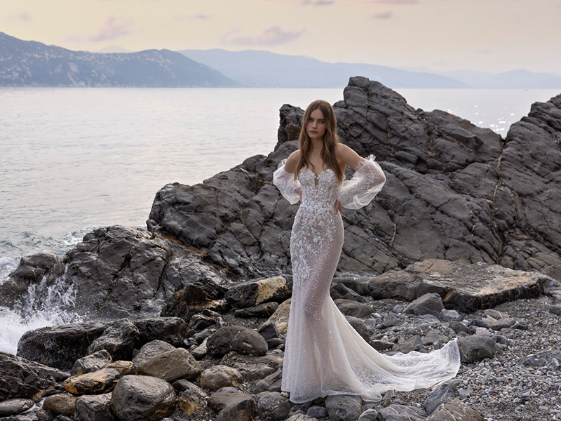 Abito da sposa sirena pizzo hot sale