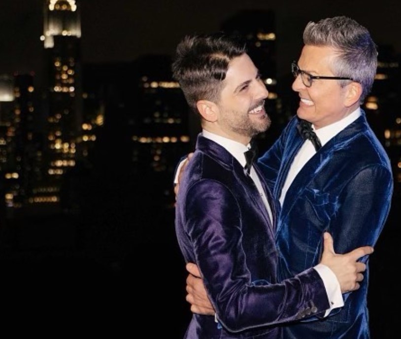 In questa foto Randy Fenoli e il fidanzato Meteo Fenoli poco dopo la proposta di matrimonio 