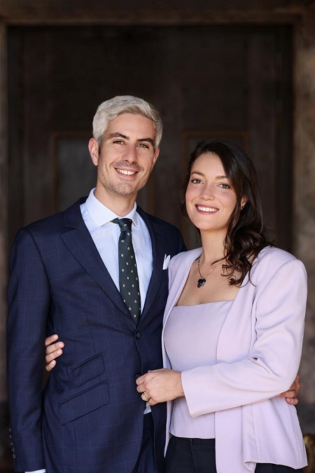 In questa foto si vedono Alexandra del Lussemburgo e il futuro marito Nicolas Bagory: il matrimonio sarà ad aprile 2023.